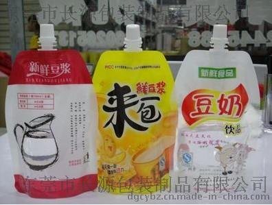 新式豆浆袋 自立包装吸嘴袋 液体便携袋 吸吸冻豆奶袋批发 300ml